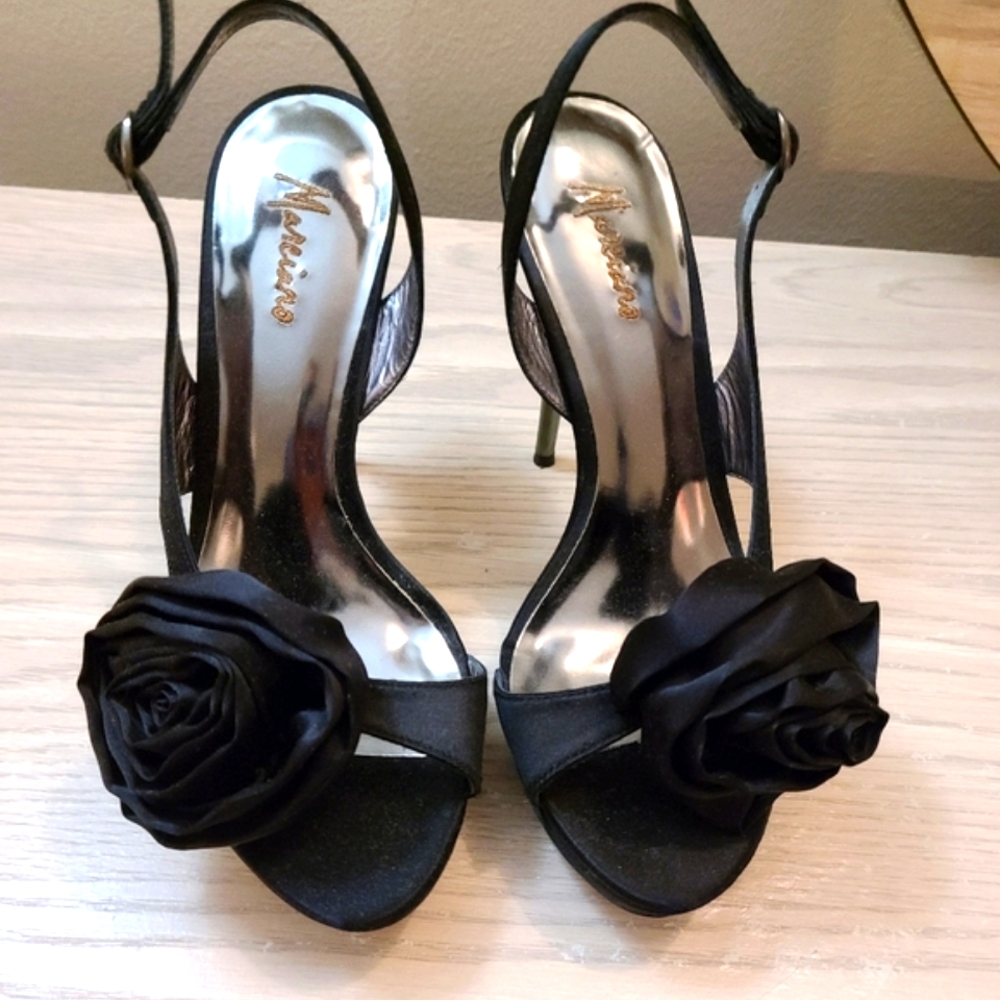 Satin Marciano Platforms